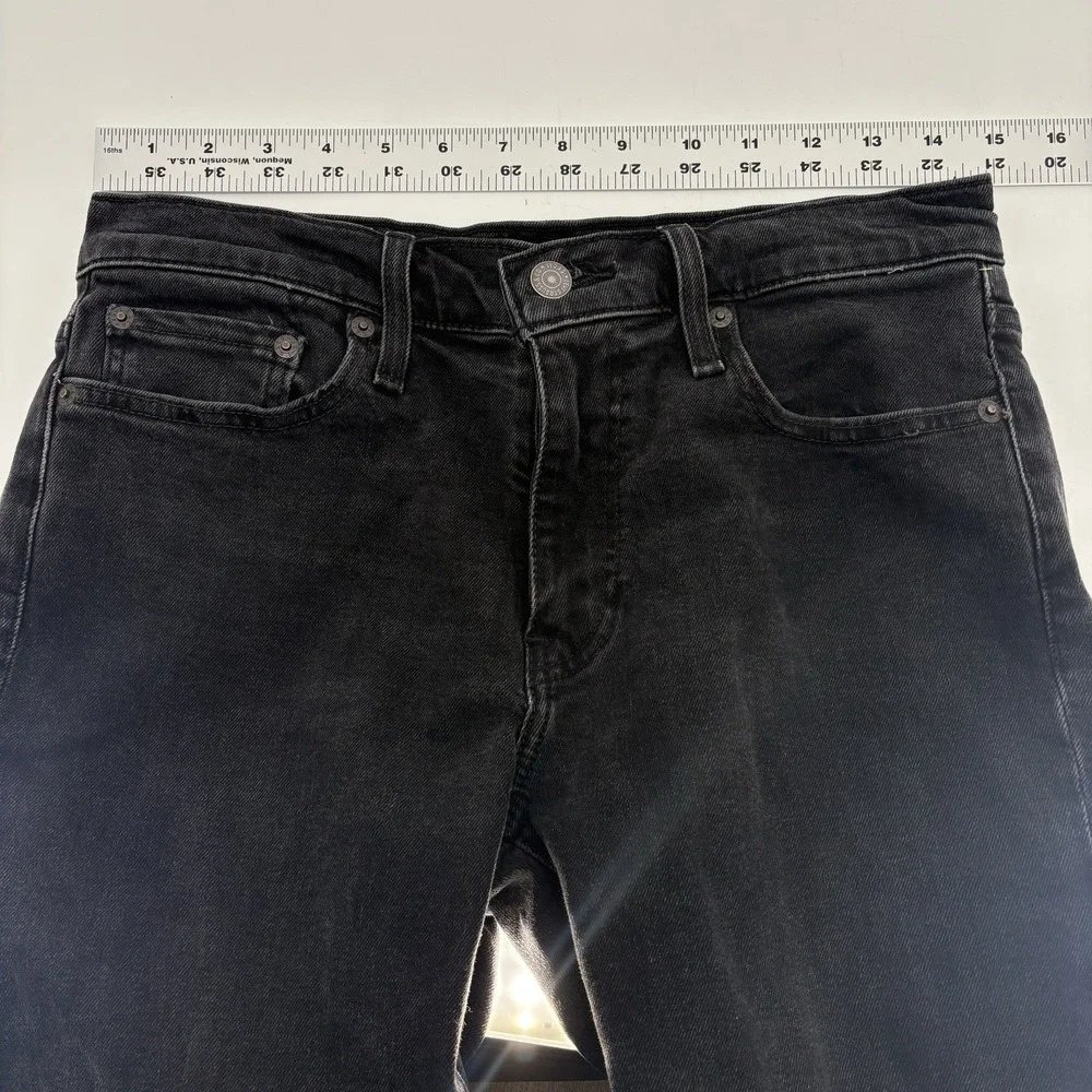 Levis Premium 511 Jeans‎ Faded Black Slim Dark Wash Stretch Men 30X32 (30X31)